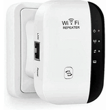 WiFi booster WiFi Long Range Signal Booster WiFi Repeater 300Mbps 2.4G Network with Integrated Antennas LAN Port Amplifier Supports Repetidor Access Point Mode with WPS 802.11n/b/g