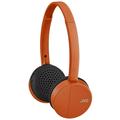 JVC HA-S23W Wireless Headphones - On Ear Bluetooth Headphones Foldable Flat Design 17-Hour Long Battery Life (Orange)