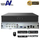 101 AV 8CH HD-TVI 1080p H.265True-HD DVR Without Hard Drive Playback Internet Mobile Phone Accessible HDMI Real Time for Home Office Security System