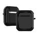 Armor Heavy Duty Case Compatible for AirPods 1 / AirPods 2 GMYLE Hard Shell 3D Defender Luxury Protective Shockproof Earbuds Case Cover Skin (Black)