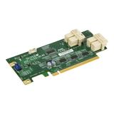 Supermicro Low Profile 12.8 Gb/s Quad-Port NVMe Internal Host Bus Adapter