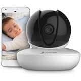 Amcrest Zencam WiFi Camera Pet Dog Camera Nanny Cam with Two-Way Audio Baby Monitor with Cell Phone App Pan/Tilt Wi-Fi Wireless IP Camera Micro SD Card RTSP Cloud Night Vision M1W