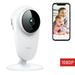 Victure WiFi Baby Monitor 1080P Indoor Smart Home Security Camera with Color Night Vision White