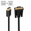 HD Interface To VGA Gold-Plated HD Interface To VGA 6 Feet Cable (Male To Male) Compatible For Computer Desktop Laptop PC Monitor Projector HDTV Raspberry Pi Roku Xbox And More