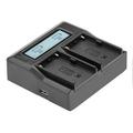 Dual Smart Charger with LCD Screen for Sony BP-U Series Batteries