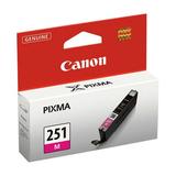 Canon CLI-251M M Ink Cartridge Canon CLI-251M Ink Cartridge - Magenta - Inkjet - Standard Yield - 298 Page - OEM