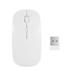 Wireless Mouse Portable Ultra-thin Silent Mouse 4 Keys 2.4G Wireless Optical Mouse Ergonomic Cordless Mouse 1600DPI with USB Receiver for PC Laptop