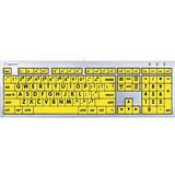 LogicKeyboard LargePrint Black on Yellow - Mac ALBA Keyboard - US English LKBU-LPRNTBY-CWMU-US