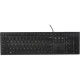 Dell KB216-BK-US Dell KB216 Keyboard - Cable Connectivity - USB Interface - English (US) - Play Pause Rewind Fast-forward Volume Control Hot Key(s) - QWERTY Keys Layout - Black