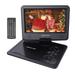 DBPOWER PD928 Portable DVD Player with 9 Swivel Big Screen and 2500 mAh Rechargeable Battery for Child Black