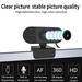 Webcam HD 1080p Web Camera USB PC Computer Webcam with Microphone Laptop Desktop Full HD Camera Video Webcam Pro Streaming Webcam for Recording Calling Conferencing Gaming