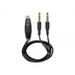 Stereo Handsfree 3.5mm AUX Cable with Microphone and Phone answer button For HTC WildFire S / Desire S - Black