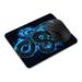 WIRESTER 8.66 x 7.08 inches Rectangle Standard Mouse Pad Non-Slip Mouse Pad for Home Office and Gaming Desk - Black Dragon Blue Glow