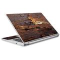 Skin Decal For Acer Chromebook R13 Laptop Vinyl Wrap / Rusted Away Metal Flakes Of Rust Panel