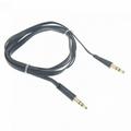 3.5mm Aux Cable for LG K51 Velvet Stylo 6 - Adapter Car Stereo Aux-in Audio Cord Speaker Jack Wire Flat Black P9J Compatible With LG K51 Velvet Stylo 6 Phones