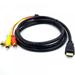 Wire Cables Adapter Cable HDTV to 3RCA Converter Audio Video Component AV TV Project