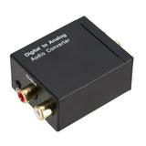 Ludlz 3.5mm Optical Coaxial Toslink Digital to Analog RCA R/L Audio Converter Adapter