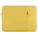 Mosiso 13.3 Polyester Laptop Sleeve Bag Water Repellent Notebook Bag Protective Case Cover for 13-13.3 inch MacBook Pro Air Retina Yellow