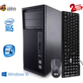 Restored HP Z240 Workstation MT Computer Core i5 6th 3.4GHz 8GB Ram 1TB HDD Keyboard and Mouse Wi-Fi DVD Win10 Pro Desktop PC (Refurbished)