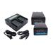 Sony PXW-X160 High Capacity Intelligent Batteries (2 Units) + AC/DC Dual Charger