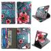 Pink Flower Paisley tablet case 7 inch for Acer Iconia Tab A 7 7inch android tablet cases 360 rotating slim folio stand protector pu leather cover travel e-reader cash slots