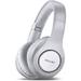 Bluetooth Headphones Over Ear Pollini Wireless Headset V5.0 with Deep Bass Soft Memory-Protein Earmuffs and Built-in Mic for iPhone/Android Cell Phone/PC/TV (Silver)