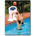 SWIMLINE Pool Basketball Hoop Poolside Game POOL JAM Heavy Duty With Plastic Rim For Kids & Adults Swimming Splash Hoops Games With Midsize Water Basketball Toy For Pools Outdoor Summer Hoops 9189M