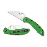 Spyderco C88FPWCGR2 Salt 2 Lockback Green Folding Pocket Knife