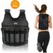 WALFRONT Adjustable Weighted Vest Men & Women Sports Heavy Weight Vest Jacket with Shoulder Pads for Training Jogging Fitness Workout 20kg/44lbs (Weights not Included)