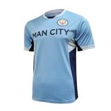 Icon Sports Men Manchester City Licensed Soccer Poly Shirt Jersey - Custom Name and Number - -03 XL