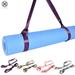 Luxtrada All-Purpose High Density Foam Exercise Yoga Mat Anti-Tear Yoga Mat Belt