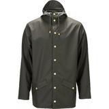 RAINS Unisex Glossy Jacket Raincoat Green Medium/Large