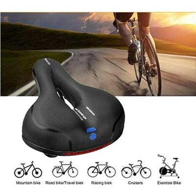 Comfortable Bicycle Saddle Extra Wide Gel Bike Seat for Men and Women Waterproof