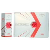 Callaway Supersoft Matte 2021 Red Golf Balls 12 Pack