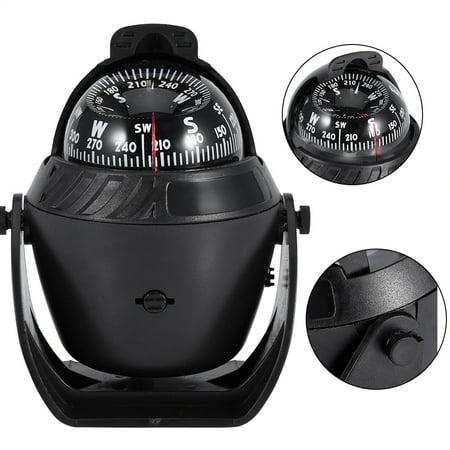 LAFGUR High LED Light Pivoting Compass Marine Digital Compass Navigation Electronic Compass Compass Dashboard Dash Mount Suitable for Marine Boat Car and Truck Car Compass Boat Compass