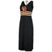 San Francisco Giants G-III 4Her by Carl Banks Women's Opening Day Maxi Dress - Black/Orange