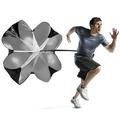 Outdoor Fitness Speed Resistance Parachute Speed Drills Resistance Parachute Running Sprint Chute Soccer Football Sport Speed Training Black