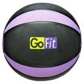 GoFit Medicine Ball Training Manual Set Textured Medicine Ball and Exercise Manual Available in Weight Increments of 4 6 8 10 12 or 15 Pounds