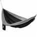 Hammaka Parachute Silk Lightweight Portable Double Hammock - Black & Grey