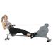 Sunny Health & Fitness Space Efficient Rowing Machine Rower Magnetic Resistance for at Home Exercise Workouts SF-RW5987