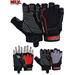 MRX Weightlifting Gloves for Men and Women Gym Workout Bodybuilding Strength Training CrossFit Weight Lifting Grip Glove With Padded Palm (Black-XX-Large)
