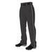 Alleson Athletic Men s Warp Knit Baseball Pants With Side Braid 30-31 W X 31 L Grey/Navy
