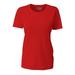 A4 Spike Short Sleeve Volleyball Jersey For Women in Scarlet | NW3014