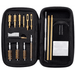 UrbanX Universal Handgun Cleaning kit For Colt SCAMP .221 Remington Fireball Pistol Cleaning Kit Bronze Bore Brush and Plastic Jags Tips with Zippered Compact Case