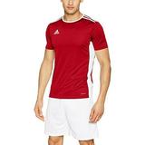 Adidas Entrada Maroon/White 18 Soccer Jersey - L