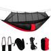 Sirius Survival Camping Hammock With Mosquito Net - Lightweight & Portable Parachute Hammock - Red/Black