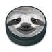 Sloth Face Ice Hockey Puck