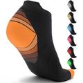 1/2/3/6 Pairs Unisex Compression Running Socks -Fit for Athletic Travel Low Cut Compression Running Sock with Ankle Support