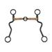 Jacks 1062 Black Steel Training Snaffle Bit