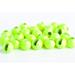 Slotted Tungsten Beads for Fly Tying - 25 Pack (Chartreuse 2.0 mm (5/64))